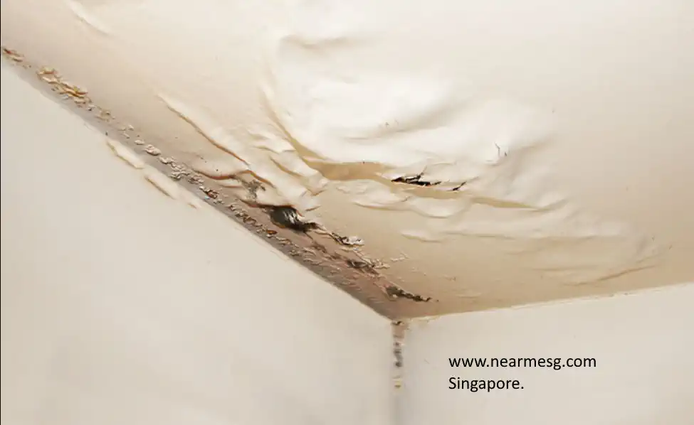 Roof water damage repair DYI Singapore